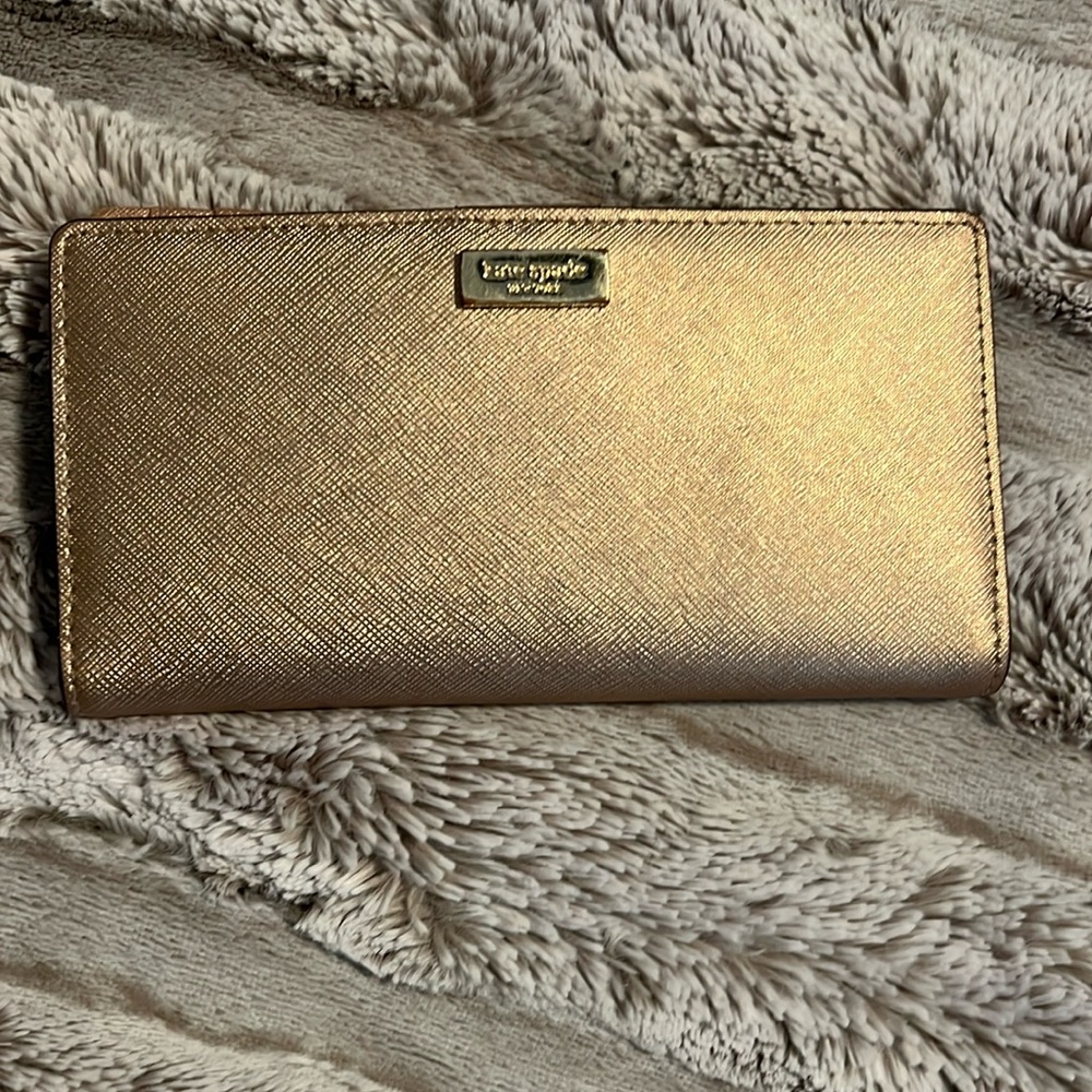 Kate spade wallet rose gold